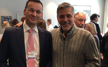 Morawiecki i Clooney w jednym kadrze