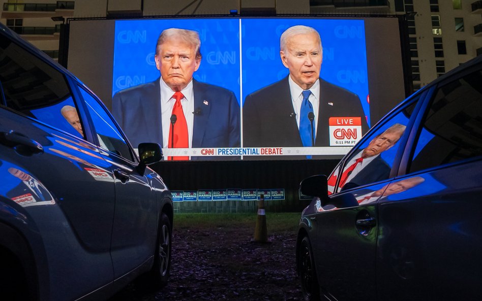 Spektakularna porażka Joe Bidena w debacie przedwyborczej z Donaldem Trumpem, nie wywołała paniki na