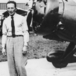 Międzynarodowe Zawody Samolotów Turystycznych (Challenge 1934, Berlin). Pilot Jerzy Bajan przed samo