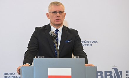 Szef Biura Bezpieczeństwa Narodowego Sławomir Cenckiewicz