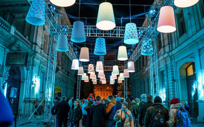 Light.Move.Festival to także artystyczne instalacje wykorzystujące światło.