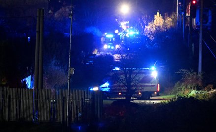 Słowackie służby na miejscu zderzenia pociągów