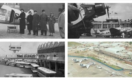 W ciągu tych 85 lat zmieniły się i infrastruktura lotniska i samoloty, które z niego startują