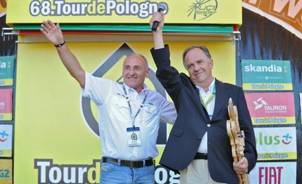 Czesław Lang, dyrektor Tour de Pologne i Janusz Majcher, burmistrz Zakopanego