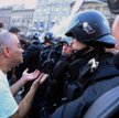 Starcia narodowców z imigrantami przed dworcem Keleti