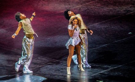 Beyonce na koncercie w Warszawie w 2013 roku