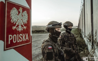 Żołnierze na granicy z Białorusią