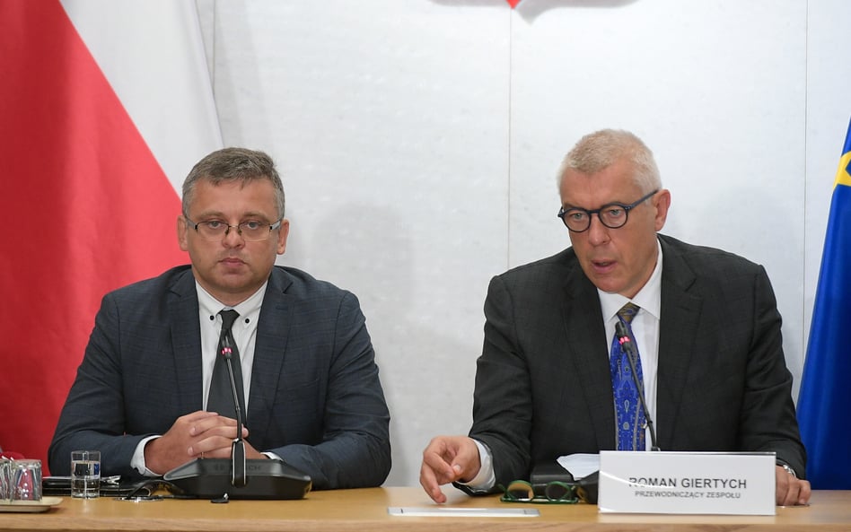 Arkadiusz Cichocki i Roman Giertych
