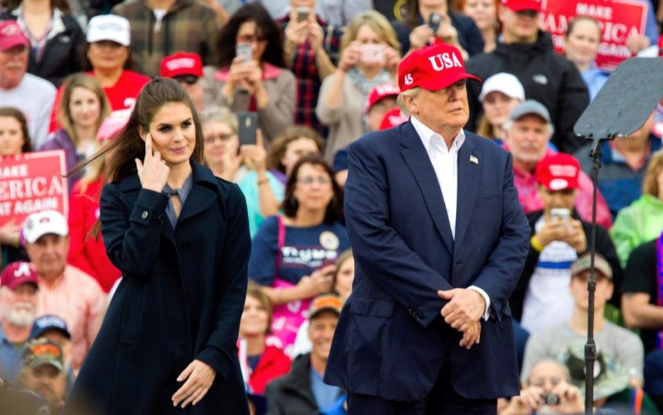 Hope Hicks od kilku lat była jednym z najbardziej zaufanych współpracowników Donalda Trumpa (zdjęcie