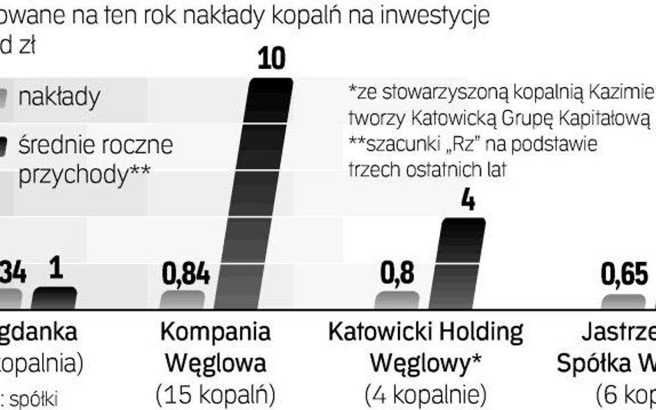 Kopalnie sporo rezerwują na inwestycje. W tym roku trafi do nich jeszcze 400 mln zł z budżetu, m.in.