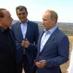 Silvio Berlusconi i Władimir Putin na Krymie w 2015 roku