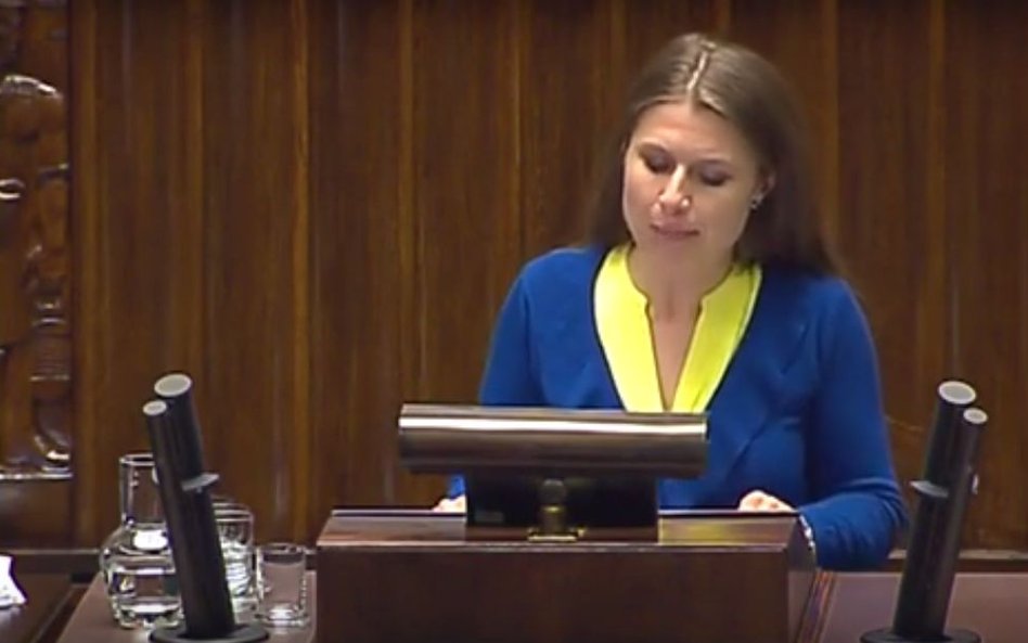 Posłanka Ewa Kołodziej z PO