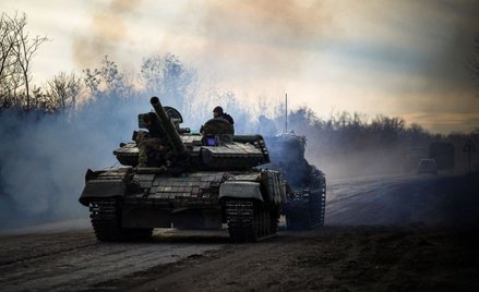 Ukraińscy żołnierze pod Bachmutem