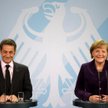Nicolas Sarkozy i Angela Merkel po spotkaniu w Berlinie, 9 stycznia 2012 r.