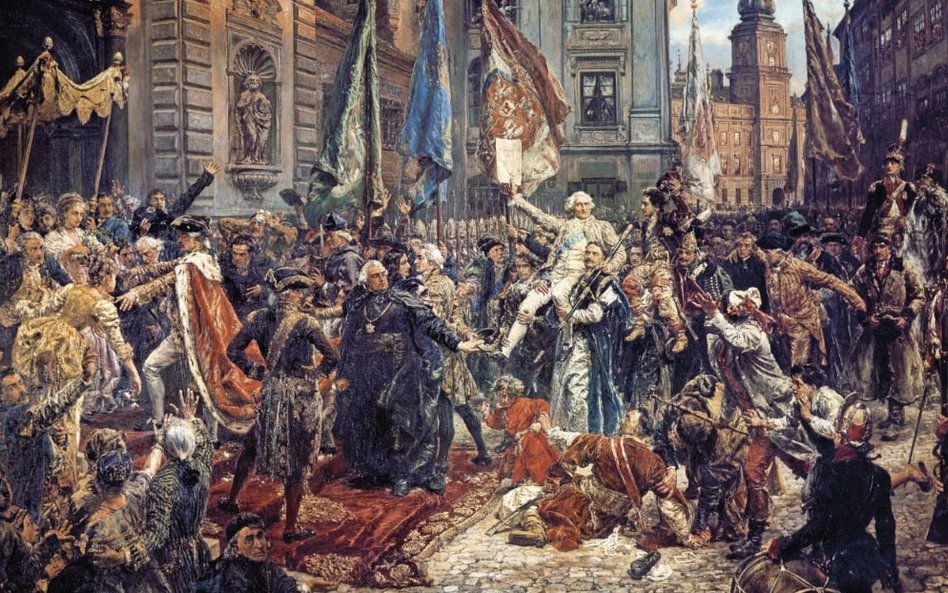 „Konstytucja 3 maja 1791 roku”. Jan Matejko malował ten obraz od stycznia do października 1891 r.