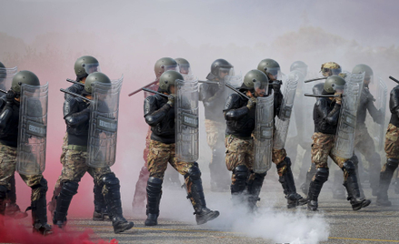 Ćwiczenia żołnierzy KFOR w Kosowie