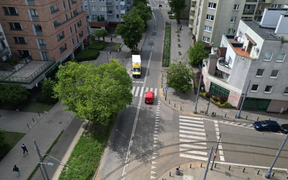 Ulica Wileńska przed remontem