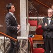 Premier Manuel Valls po przemówieniu w Zgromadzeniu Narodowym na temat reformy prawa pracy