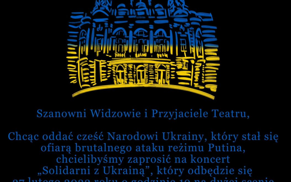 Koncert Solidarni z UKRAINĄ