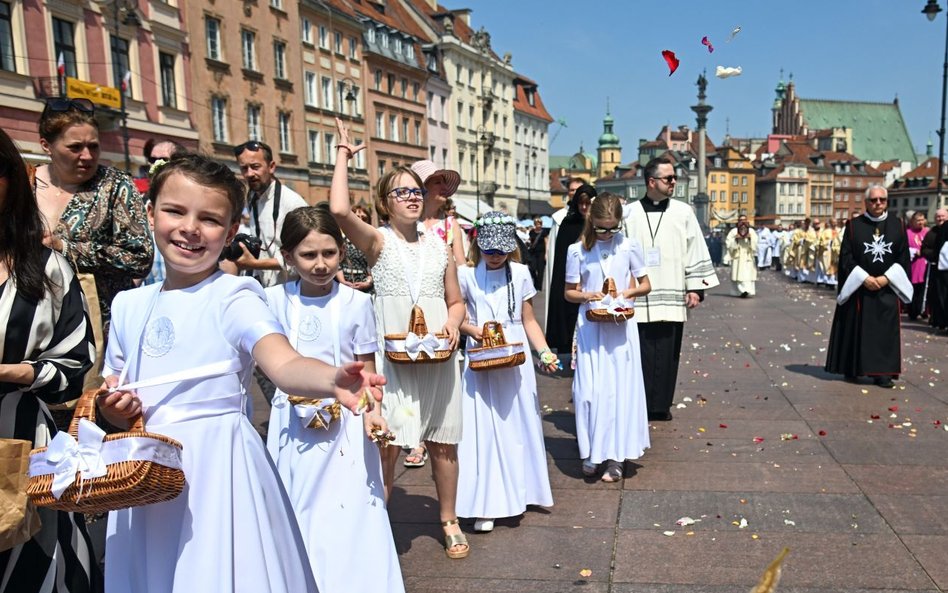 Procesja Bożego Ciała w Warszawie, 30 maja