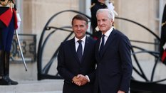 Emmanuel Macron i Jonas Gahr Støre