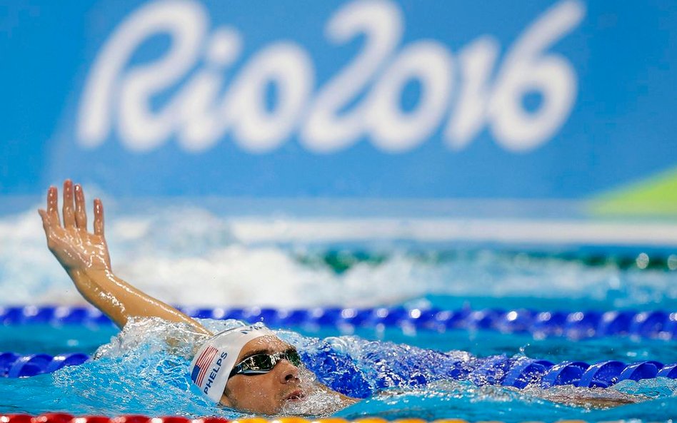 Trenuje Michael Phelps z USA