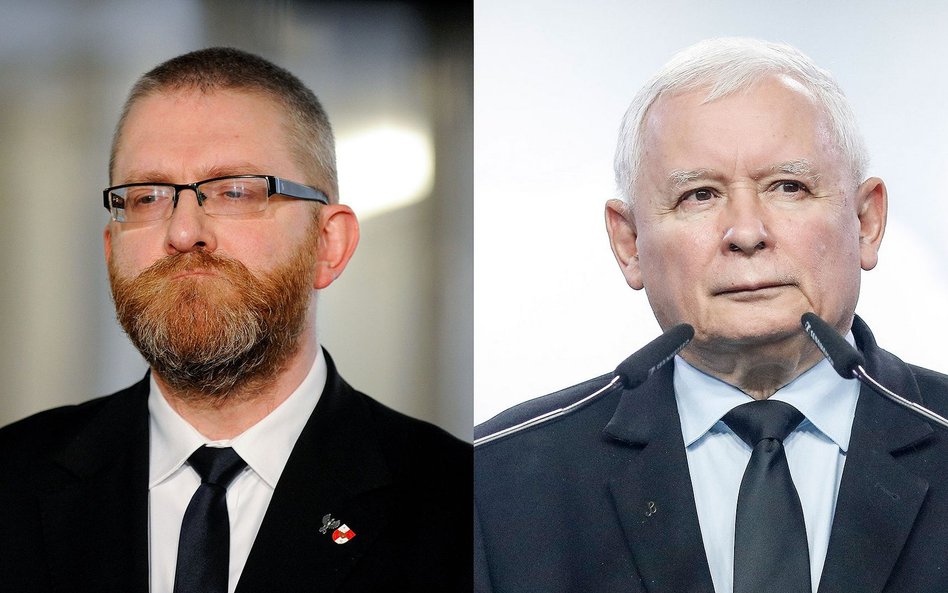 Maseczki w Sejmie. Braun wyrzucony, Kaczyński nie. Kulesza: Równi i równiejsi