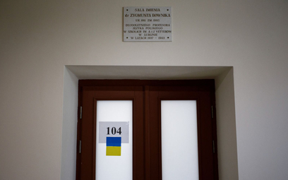 Sala szkolna dla uczniów z Ukrainy w Zespole Szkół Ekonomicznych w Lublinie