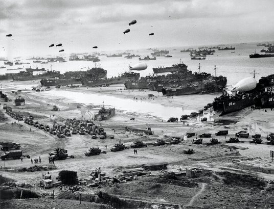D-Day, czyli lądowanie aliantów na plażach Normandii 6 czerwca 1944 r.
