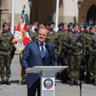 Premier Donald Tusk podczas uroczystych obchodów 80. rocznicy Bitwy o Monte Cassino, odbywających si