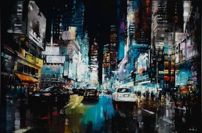 Obraz Bartłomieja Kotera budzi zainteresowanie na aukcji internetowej.