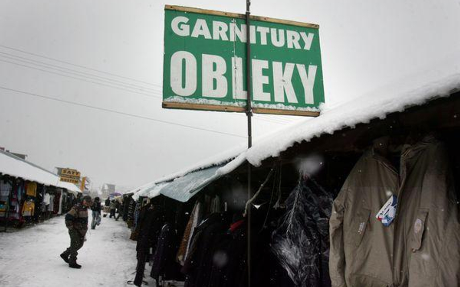 Handel we wsi przy granicy polsko-słowackiej