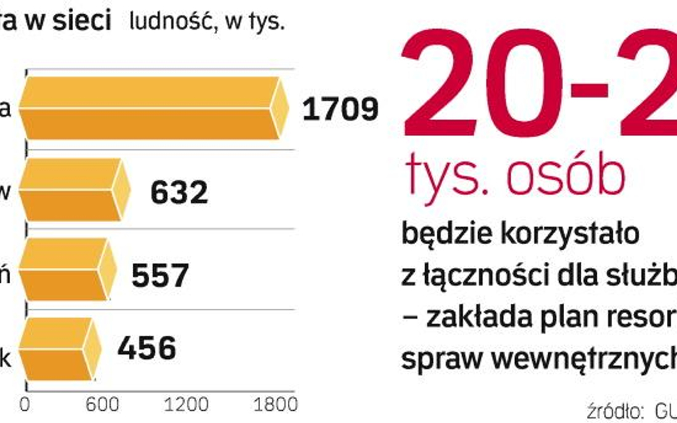 Pierwotnie łączność dla służb miała obejmować cały kraj. Brak pieniędzy zmusił MSWiA do odchudzenia 