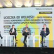 Panel „Ucieczka od wolności”: Tony Mulhall, dyrektor RICS; Katarzyna Gruszecka-Spychała, wiceprezyde