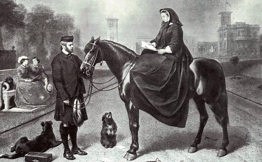 Na dworze plotkowano o romansach królowej Wiktorii z koniuszym Johnem Brownem i nauczycielem języków