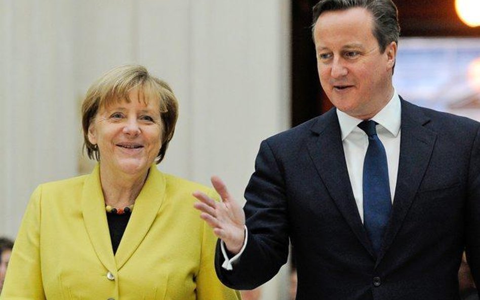 Merkel może pomóc Cameronowi wygrać wybory w maju