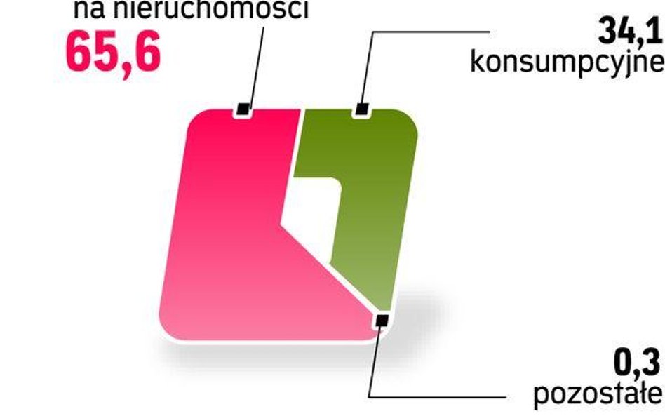 Na co bierzemy pieniądze w bankach