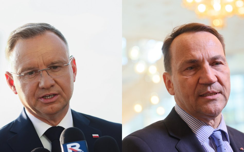 Sikorski o możliwym spotkaniu Duda - Trump: Robi to na własne ryzyko