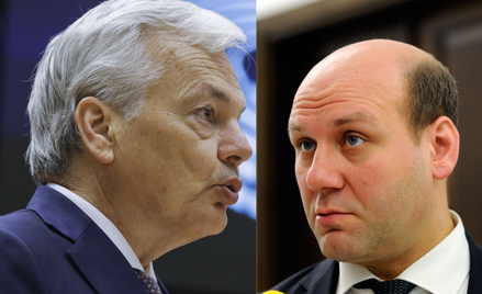 Didier Reynders i Szymon Szynkowski vel Sęk