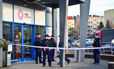 Miejsce ataku nożownika w Olkuszu