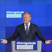 Premier Donald Tusk podczas wydarzenia "Deregulacja. Znosimy bariery, ułatwiamy życie"