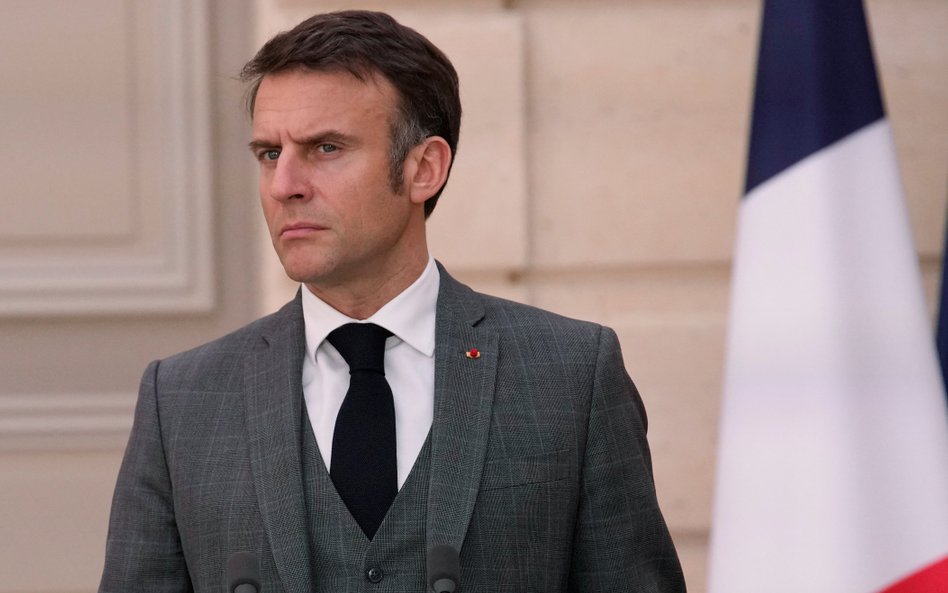 Prezydent Francji Emmanuel Macron
