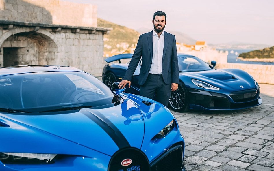 Mate Rimac to aktualny szef Bugatti własnej firmy Rimac