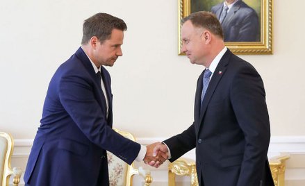 Spotkanie Dudy i Trzaskowskiego. Prezydent: Spokojna rozmowa