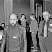 Warszawa, 31 października 1980 r. Podczas zjazdu Stowarzyszenia Dziennikarzy Polskich Stefan Bratkow