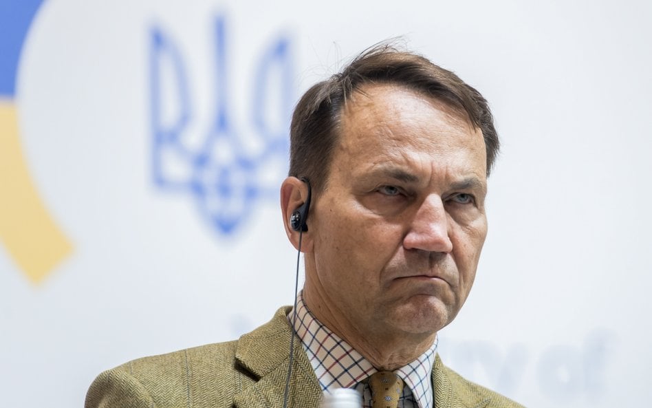 Wicepremier, minister spraw zagranicznych Radosław Sikorski podczas niedawnej wizyty w Kijowie