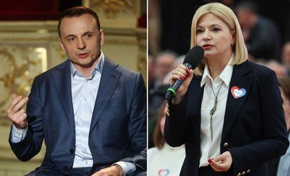 Łukasz Gibała i Monika Piątkowska