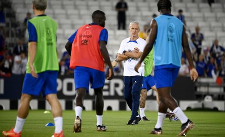 Trening reprezentacji Francji