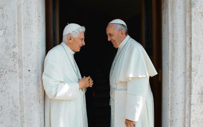 Jak papież z papieżem... Benedykt i Franciszek, Watykan, czerwiec 2015