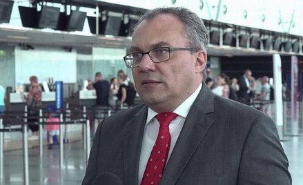 Prezes Portu Lotniczego Wrocław Dariusz Kuś